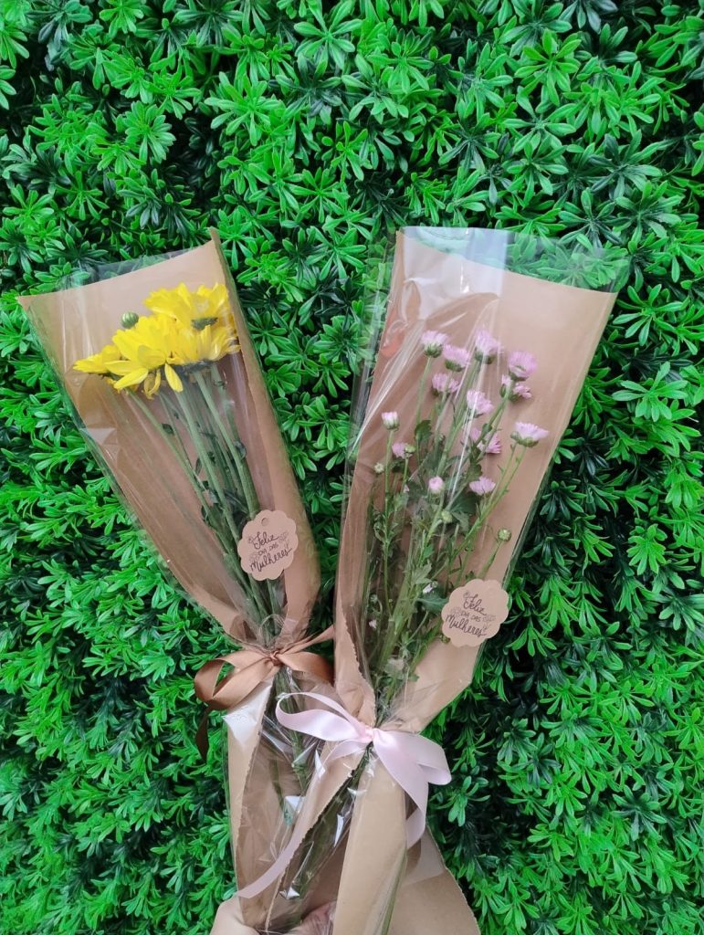 Galho de flor campo embalada